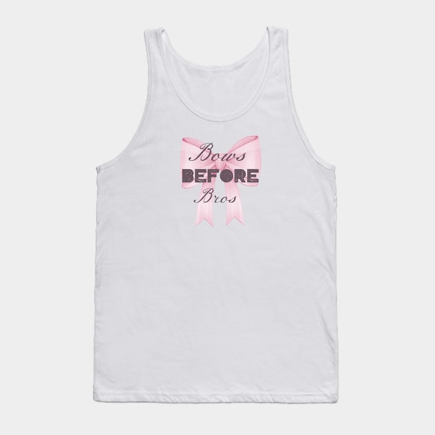 Bows Before Bros Big Tank Top by DC Bell Design
